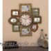 World Menagerie Shahid Metal Clock With Photo Frame WRMG2251